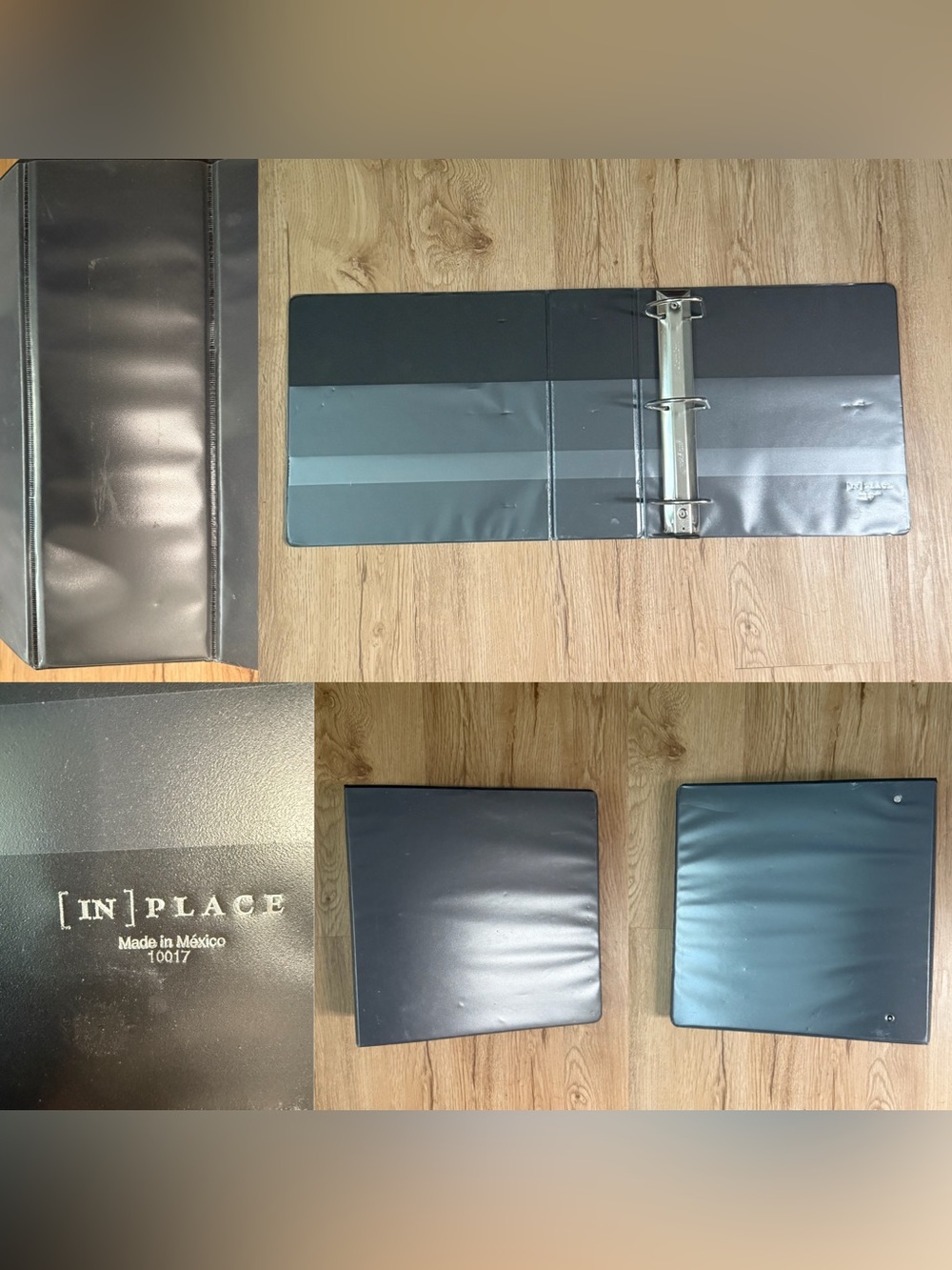 Black 3-Ring Binder – [IN]PLACE